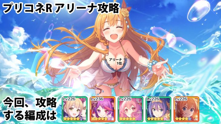 【プリコネR】プリンセスアリーナ(プリーナ）　正月ムイミ★4、ミフユ★6、正月ネネカ★5、ミサキ★6、ルナ★5編成の攻略