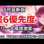 【プリコネ】星6優先度解説 8月最新版 アリーナ環境激変！？【プリンセスコネクト！】