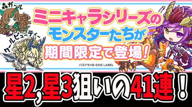 コンプ厨を苦しめるだけのミニキャラガチャ”41連”！！【パズドラ】