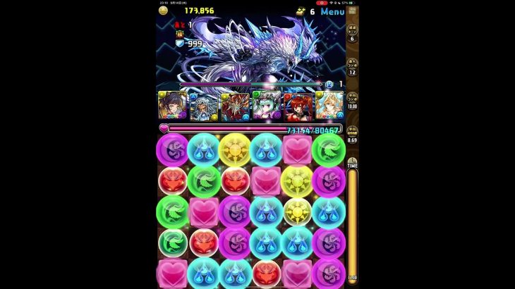 【パズドラ】　超極限ドラゴンラッシュ　絶龍界　壊滅級ノーコンクリア