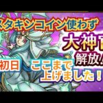 【ドラクエウォーク】特級職・大神官開放初日、メタルキングコイン使わず〜色々、使ってレベリングした結果！！