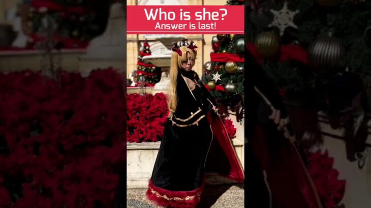【Fate Grand Order】エレシュキガル posing for cosplay video,japanese anime culture.【Ereshkigal】#shorts