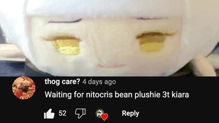 [FGO] Nitocris bean plushie 3T Kiara