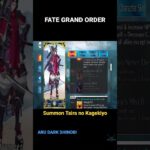 Fate Grand Order – Summon Taira no Kagekiyo SSR ⭐⭐⭐⭐⭐Avenger #SHORTS #FGO