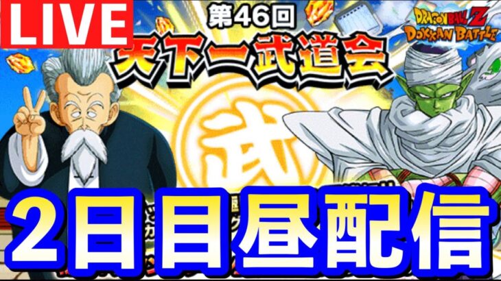 【ドッカンバトル 生配信】第46回天下一武道会開催！２日目昼！【概要欄必読】215