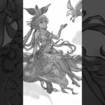 ユグドラシルのイラストVol.1【グラブル】【模写】【ショートver】Illustration of Yggdrasil [Grubble] [Imitation]