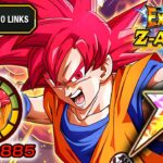 100% EZA STR SUPER SAIYAN GOD GOKU LEVEL 10 LINKS SHOWCASE! Dragon Ball Z Dokkan Battle