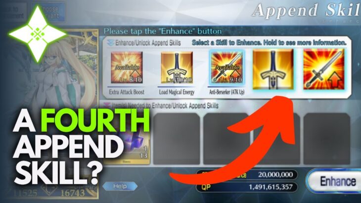 A Fourth Append Skill? Crazy Lasengle Plans Discovered?