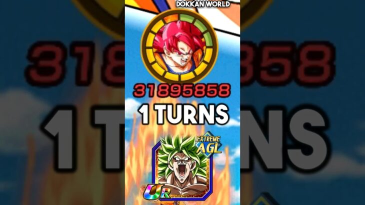 God Goku 1 turns Broly Red Zone