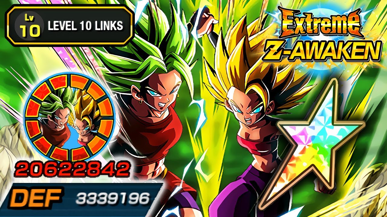 100 EZA AGL LR KALE & CAULIFLA LEVEL 10 LINKS SHOWCASE! Dragon Ball Z