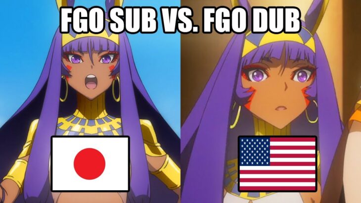 FGO SUB VS. FGO DUB 🔥 (CAMELOT EDITION 🦁)