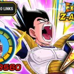 100% EZA NEW AGL VEGETA LEVEL 10 LINKS + STICKER EFFECT! Dragon Ball Z Dokkan Battle