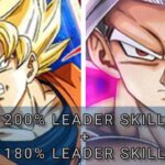 【ドッカンバトル】200% LEADER SKILL+180% LEADER SKILL SUPER SAIYAN GOD GOKU + GOHAN BEAST