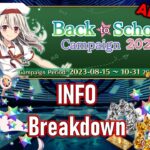 [FGO NA] 2023 Back to School 2023 Overview | …and it lasts until the end of October?