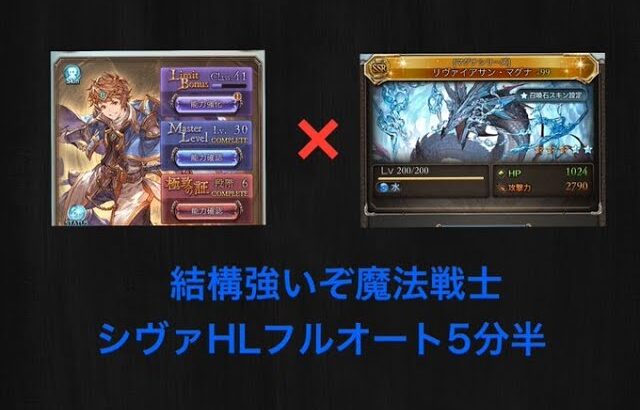 [グラブル]水マグナ魔法戦士がいい感じって話