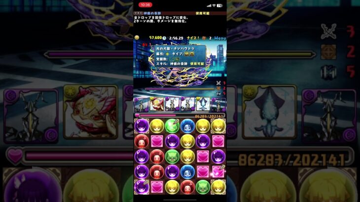 [パズドラ]電撃文庫コラボ_アクセラレーター降臨_ガチャ限無しゼットンパ2人マルチ[パズル&ドラゴンズ]