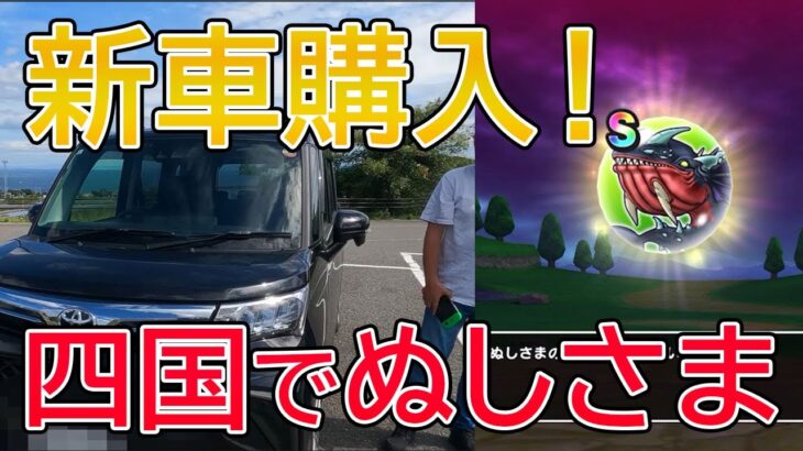 ドラクエウォーク480【新車を買って、ぬしさまを狩る！処女走行でＳを求めて四国へ！】