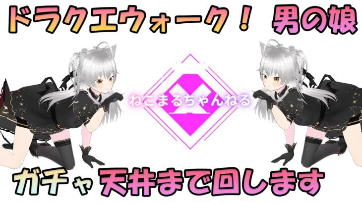 【ドラクエウォーク】4周年記念ガチャ天井まで回します！【男の娘系Vtuber】