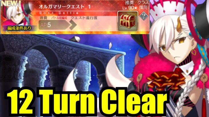 [FGO] U-Olga Marie Gauntlet Quest 12 Turn Clear !