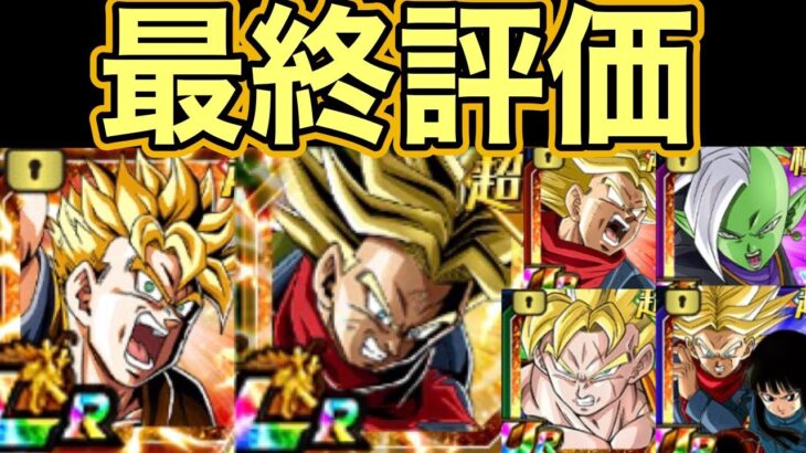 【ドッカンバトル】祭LR未来悟飯、未来トランクスと極限キャラ4体の最終評価‼︎ 【Doragon Ball Z Dokkan Battle】