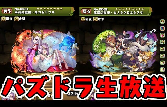 【生放送】パズドラやっちゃいます!【ダックス】【パズドラ実況】