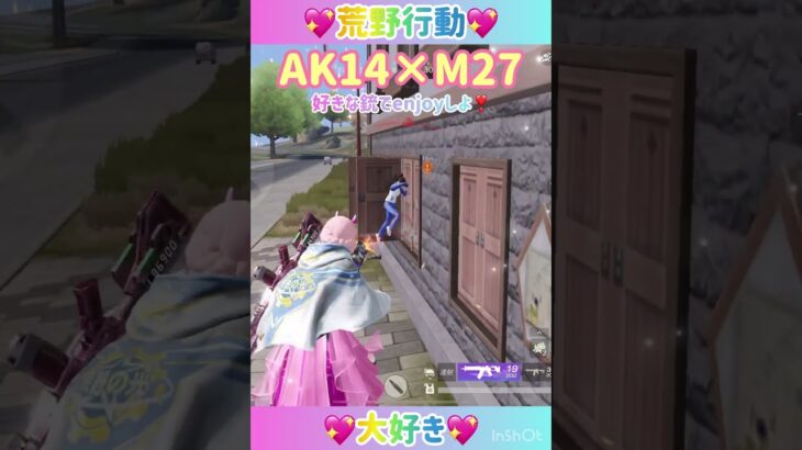 【荒野行動】『🔥✨AK14 × M27✨🔥』💖🔫✨好きな銃を使って、enjoyしよ✨🔫💖