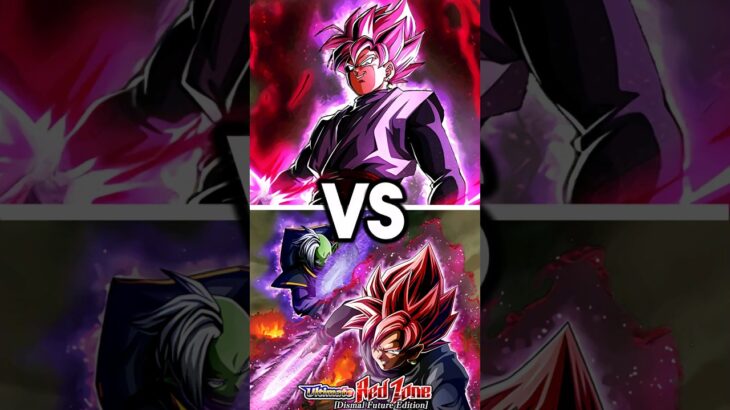 EZA LR Rose Goku Black VS Zamasu