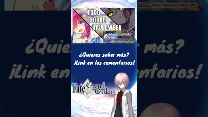 Esta semana en Fate Grand Order (16/10-23/10)  #fategrandorder #fgo #anime #games