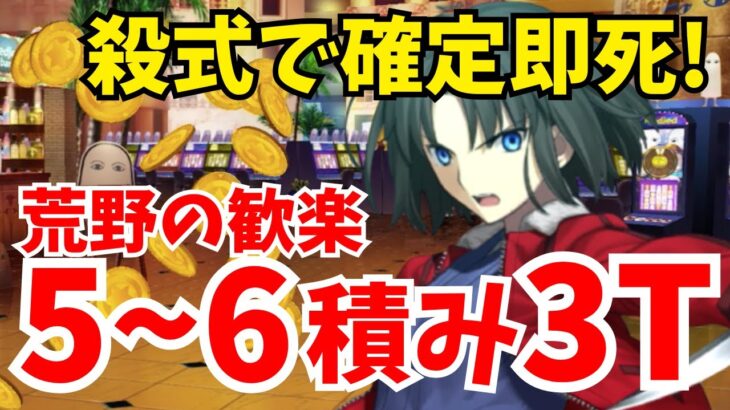 【FGO】配布の両儀式(アサシン)が荒野の歓楽周回で大活躍！礼装5〜6積み編成5パターン紹介【オーディールコール】