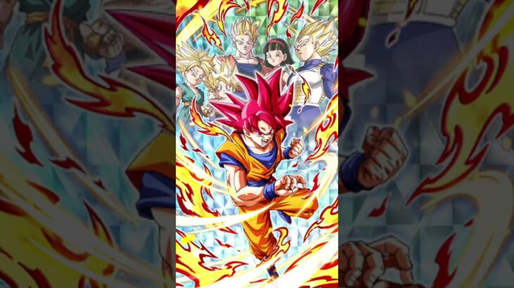 Fighter Entrusted with Allies’ Wishes Super Saiyan God Goku |Dokkan Special Sticker|