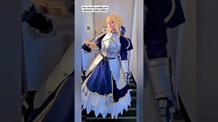Only can cosplay one character: Saber Edition #cosplay #Saber #fgo
