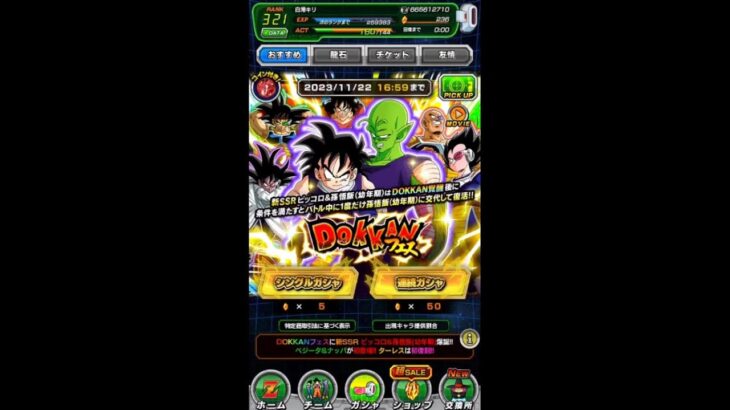 【10連ガチャ】ドラゴンボールZ ドッカンバトル