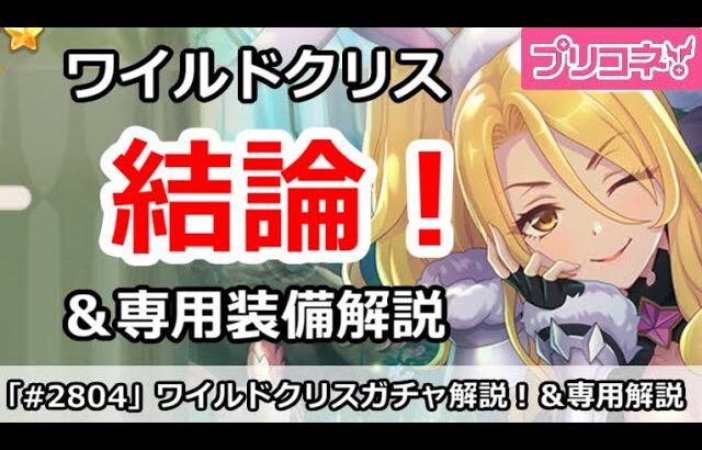 【プリコネ】ワイルドクリスガチャ解説！＆ワイルド2人組専用解説【プリンセスコネクト！】