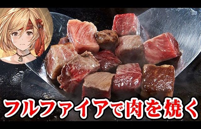 【グラブル】水古戦場 肉集め フルファイアで肉を焼く！（グラッジチャンク）（EX+）「グランブルーファンタジー」