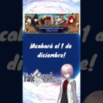 Esta semana en Fate Grand Order (20/11-27/11) #fgo #fategrandorder #anime #games