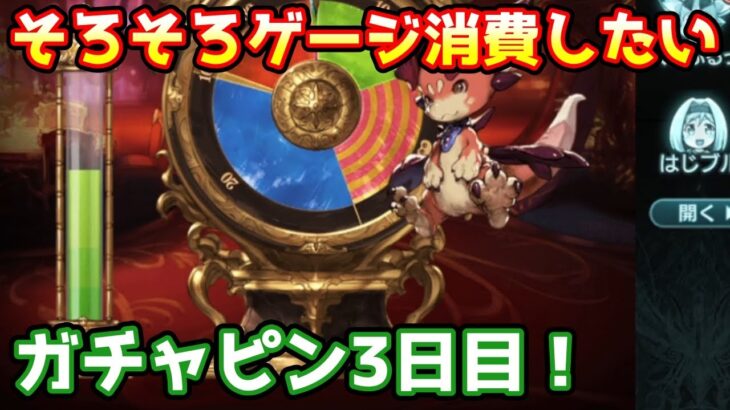 【グラブル】そろそろフェスに向けて一旦ゲージを消費したいところ！ガチャピン期間3日目！