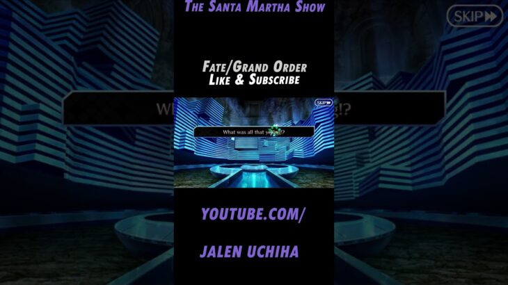 The Santa Martha Show #fate #fategrandorder #fgo #martha santa #jalen uchiha #shorts