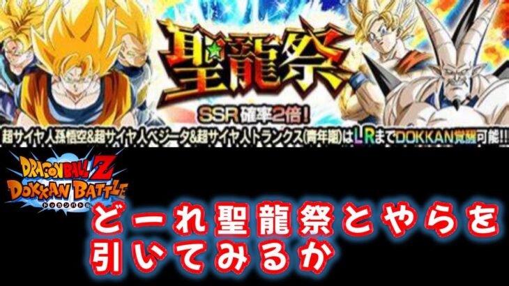 【ドラゴンボールZドッカンバトル】聖龍祭2023をまっつり引いていく　＃どんだけ配信