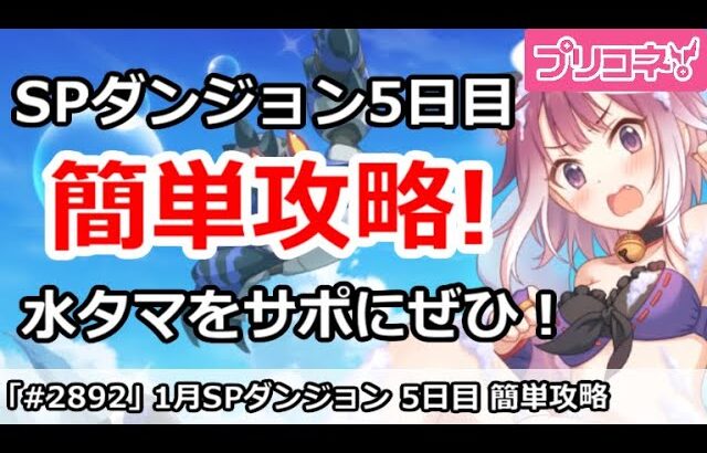 【プリコネ】1月 SPダンジョン5日目 簡単攻略！水タマキをサポにぜひ！【プリンセスコネクト！】