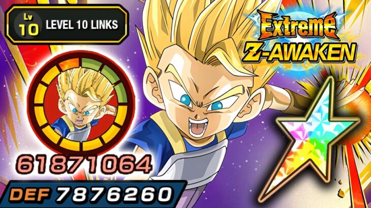 100% EZA STR SSJ CABBA LEVEL 10 LINKS + STICKER EFFECT! Dragon Ball Z Dokkan Battle