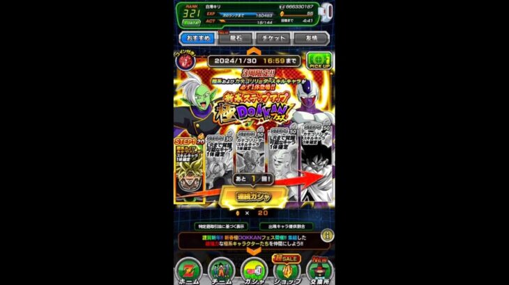 【20連ガチャ】ドラゴンボールZ ドッカンバトル