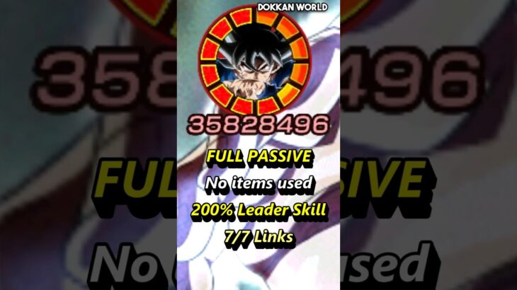 EZA STR LR UI Goku MAX Full Passive