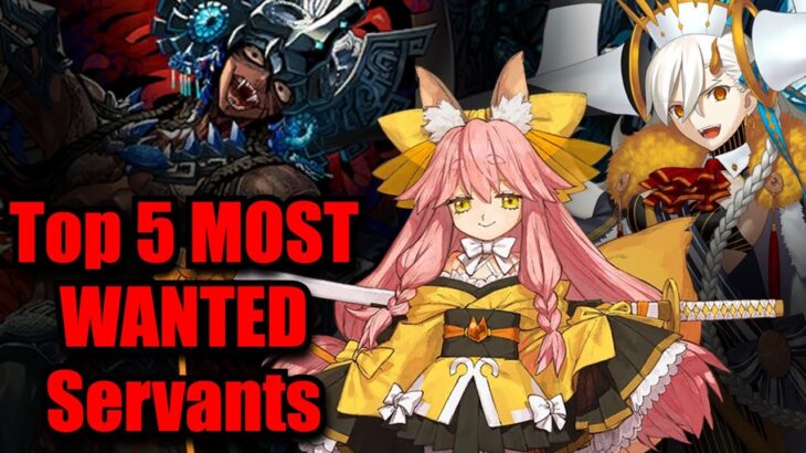 [FGO] My Top 5 MOST WANTED Servants of 2024