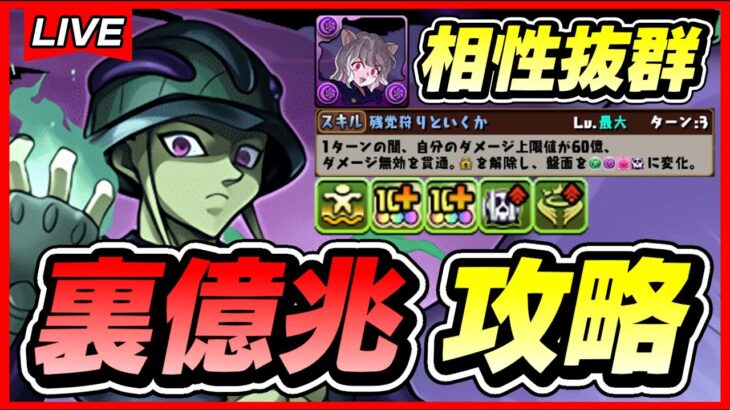 【パズドラ】メルエムは環境に帰ってきたのか！？！？裏億兆攻略配信【初見さん大歓迎】