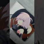 Drawing Finished Mashu kyrielight |fate grand order#animedrawing#fategrandorder#drawingshorts