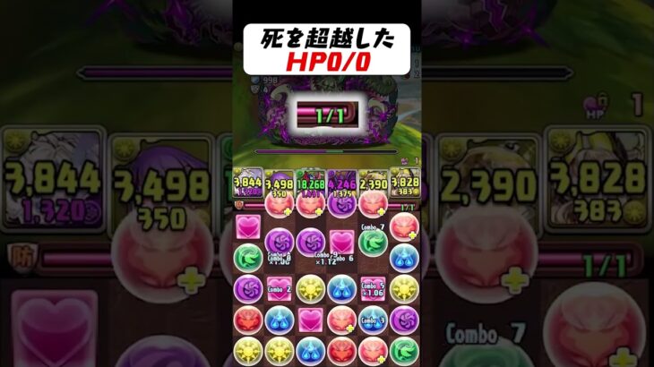 死を超越した、HP 0 / 0　#パズドラ