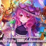 [Princess Connect Re:Dive] All Details Day 1 & 2 In Game Announcements 6th Anniversary Stream