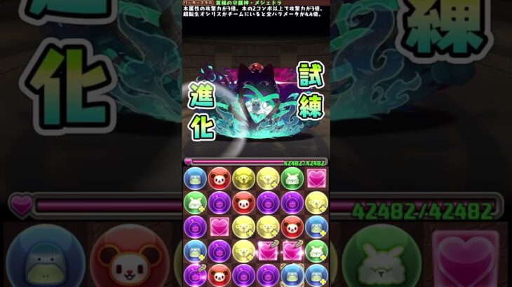 ✨試練進化3連発✨超越神メジェドラ&アテン&メタトロン【パズドラ】