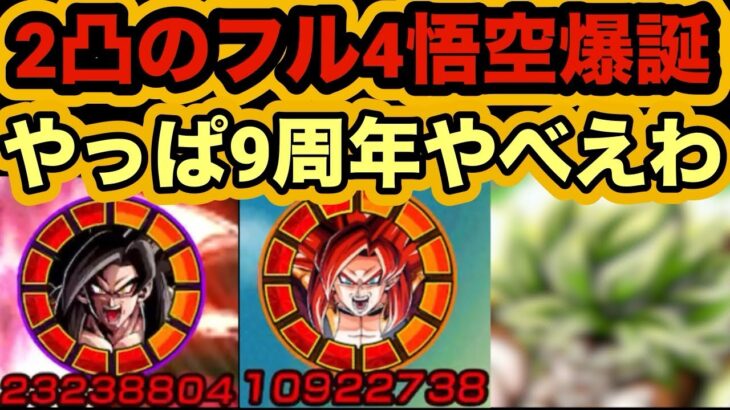 【ドッカンバトル】フルパワー4悟空が弱いんじゃない、9周年がヤバすぎる‼︎ 【Dragon Ball Z Dokkan Battle】