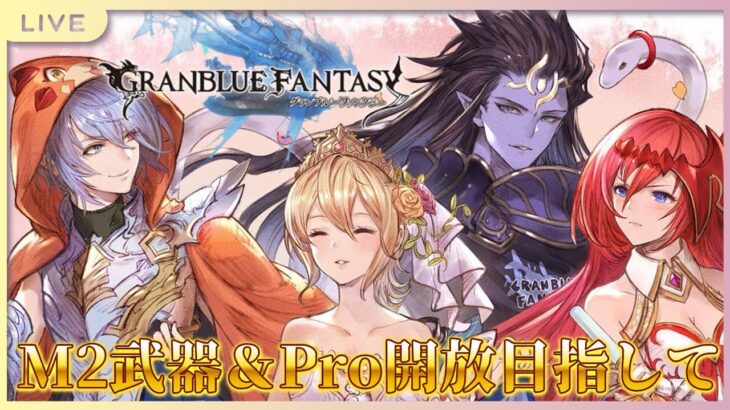 【 #グラブル  】グラブル初心者🔰によるグラブル生活～　M2武器掘り掘り＆Pro開放目指して周回！　#5【 グランブルーファンタジー / Granblue Fantasy 】